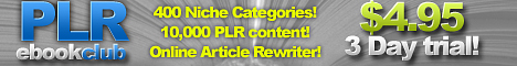 Click here to get PLR eBook Club Membership